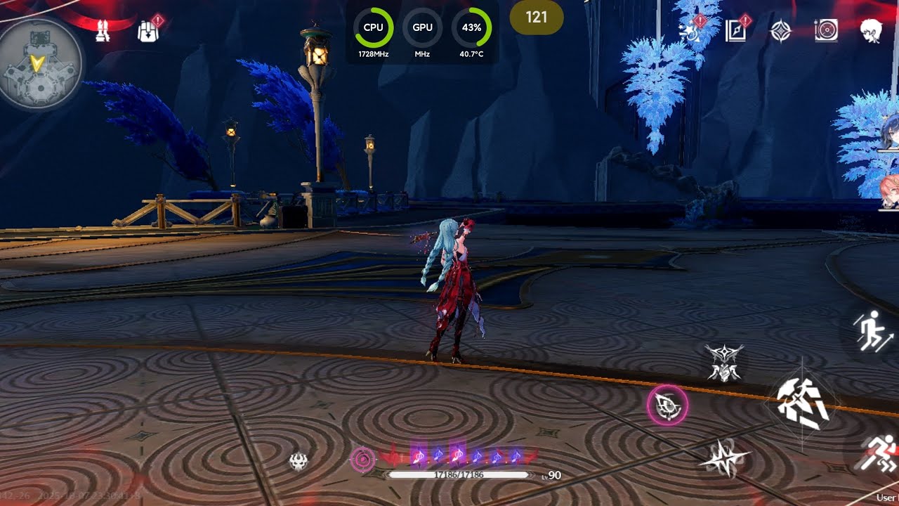 Wuthering Waves mobile gameplay. Testing 90fps vs 120fps on Poco F7