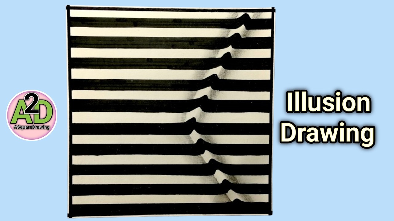 Illusion Drawing | 3d Illusion Drawing | 3d Magic Illusion Drawing