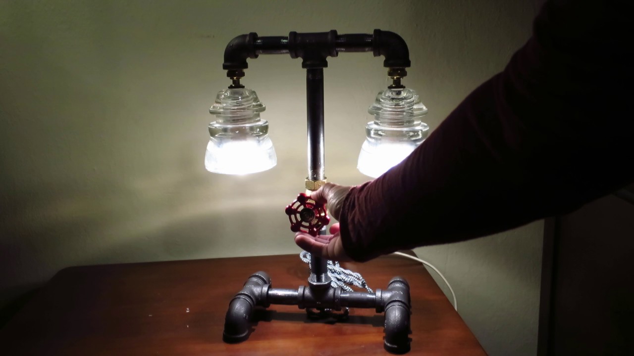 Pipe lamp switch