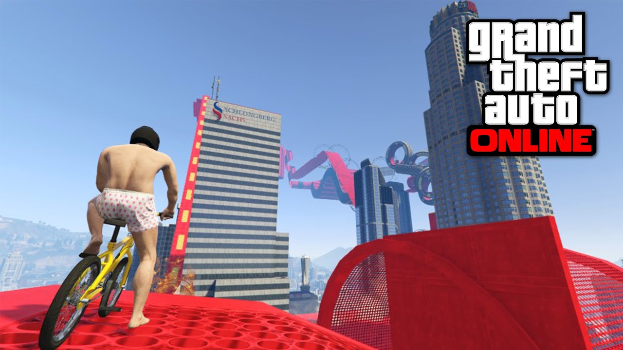 BMX STUNT BUILDING - GTA 5 ONLINE