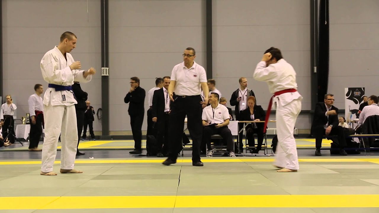 Hokutoryu jujutsu SM 2015 men -86kg semifinal, round 1/2. Vainio.
