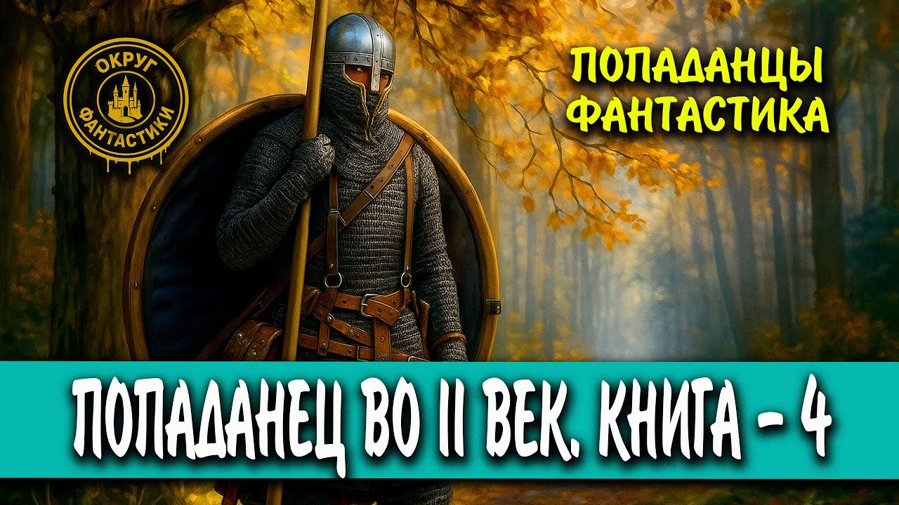 📙 АУДИОКНИГА 📙  ПОПАДАНЕЦ ВО ll ВЕК. КНИГА - 4 🔎 ПОПАДАНЦЫ / ФАНТАСТИКА 🔍