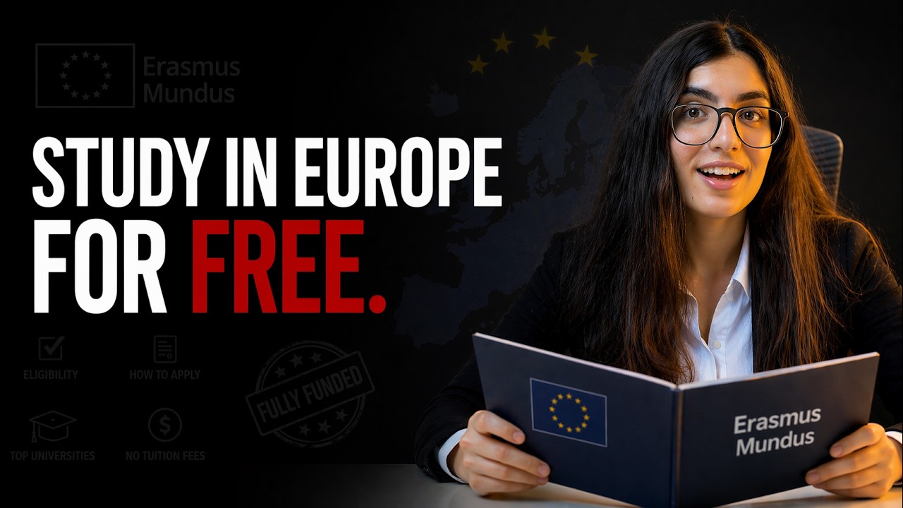 Study in Europe for FREE! Erasmus Mundus Scholarship 2025&ndash;26 | Full Guide by EpiCred