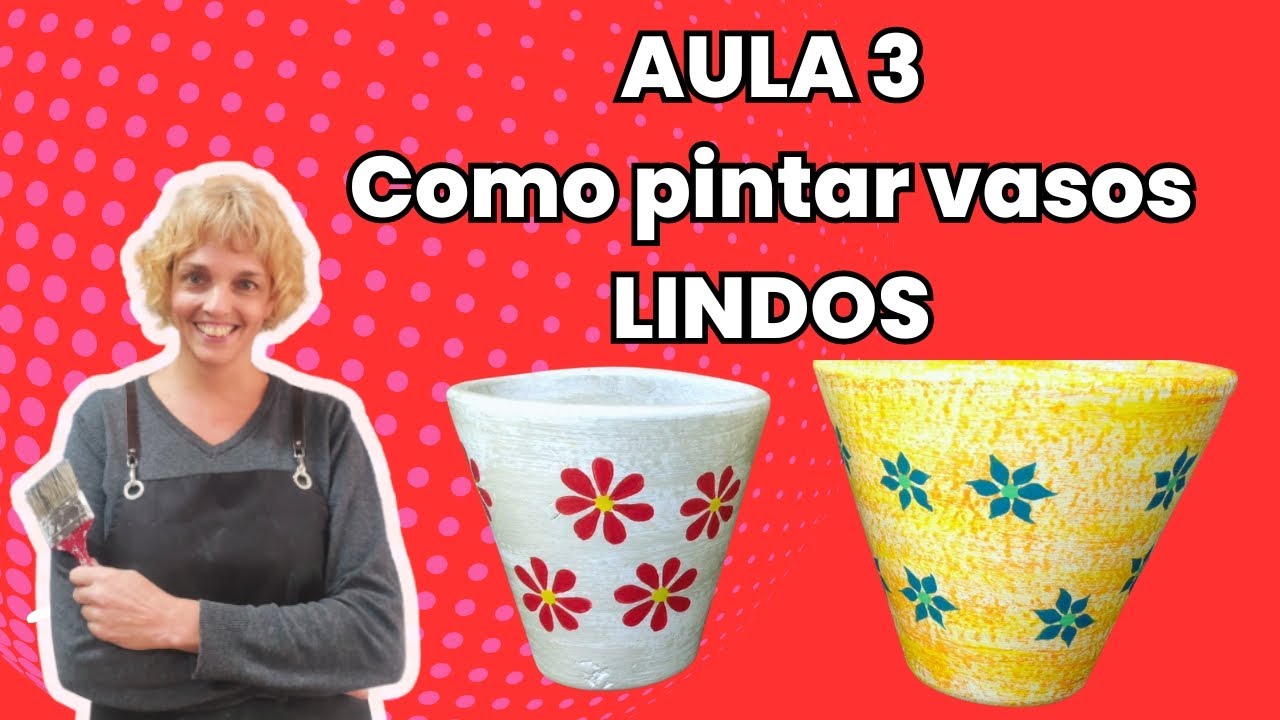 Aprenda a pintar VASOS LINDOS com a técnica da pátina - AULA 3  #vasosdecorativos
