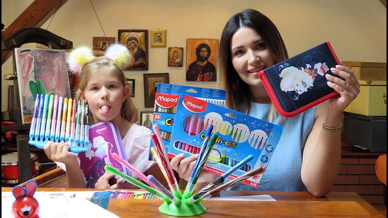 Back to school: Ce rechizite și-a cumpărat Alesia 💙 Ela Crăciun