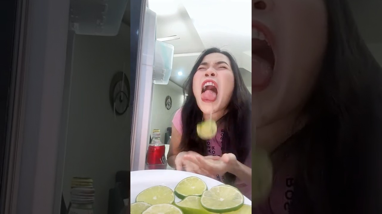 Is lemon sour 🍋🍋&zwj;🟩💀 #funny #shorts