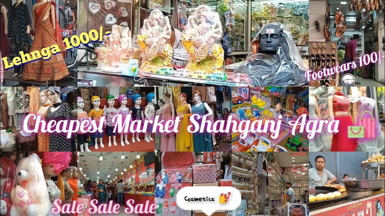 VLOG-36 Shahganj Market Agra || Cheapest Market|| आगरा का सबसे सस्ता बाजार शाहगंज ||Shopping🛍️Haul