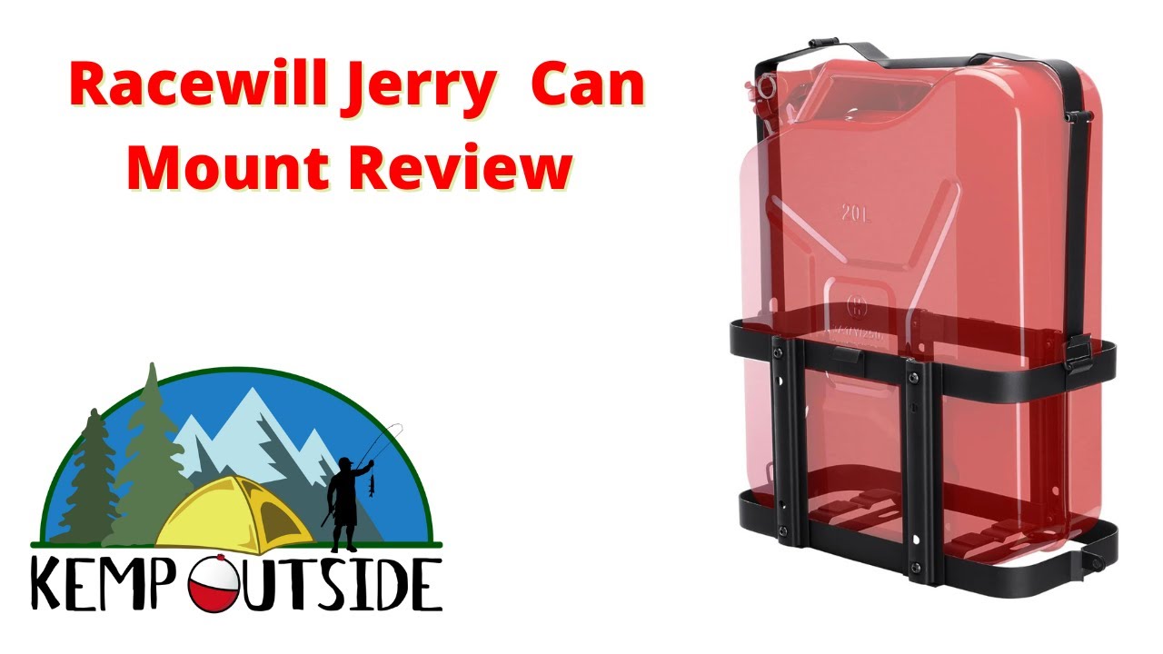 Racewill Jerry Can Mount Review | Best Way to Carry Gas & Water Cans | Cargo to Camper Conversion