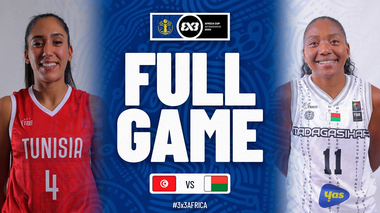Tunisia 🇹🇳 vs Madagascar 🇲🇬 | Women | Full Pool Game | FIBA 3x3 Africa Cup 2025