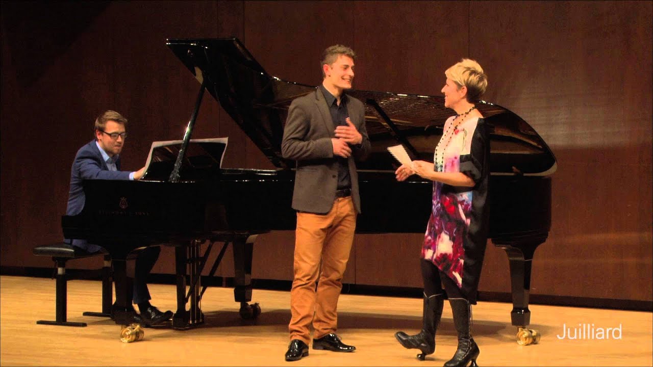 Joyce DiDonato Master Class, December 10, 2015: Jakub Józef Orliński & Michał Biel