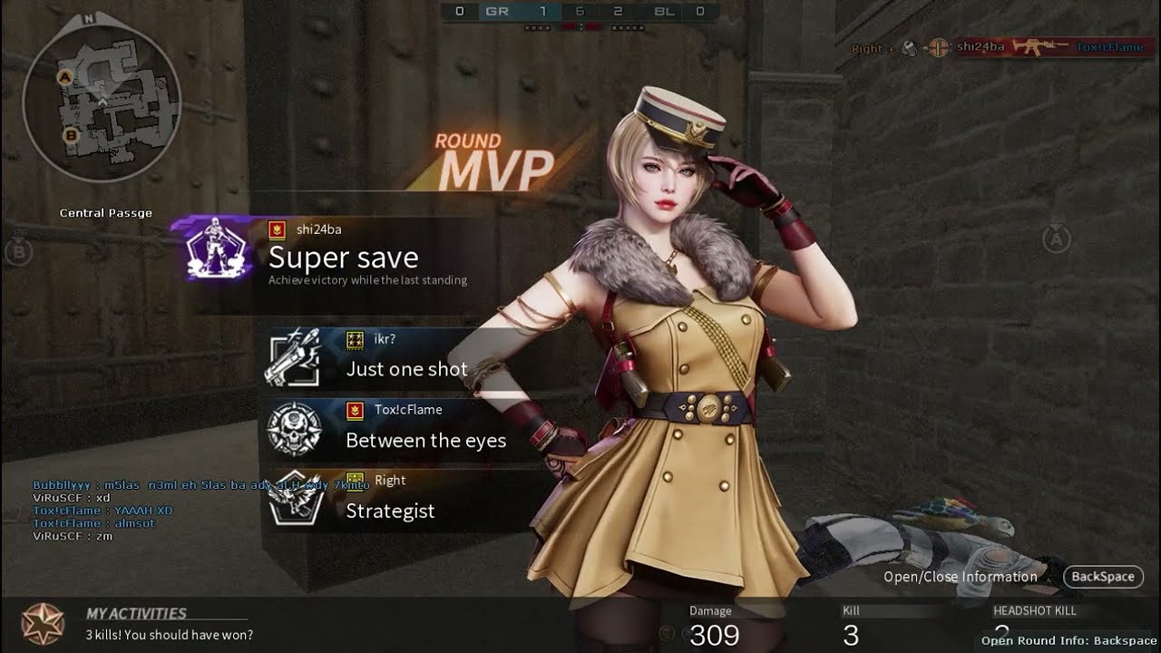 ToxicFlame Ranked Highlights Gameplay Crossfire Against: Right / Shi24ba / ViRuSCF#48