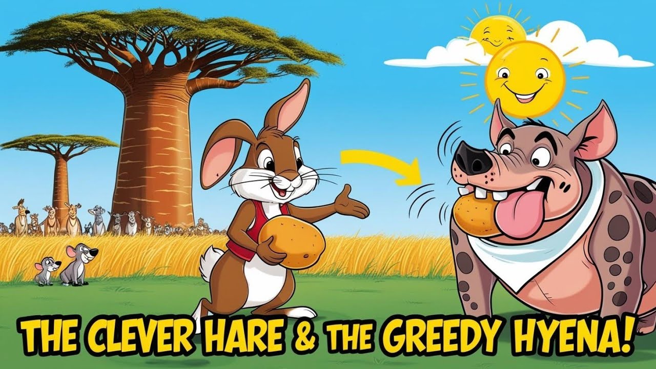 Hare and the Greedy Hyena.       @dennismogaka5961