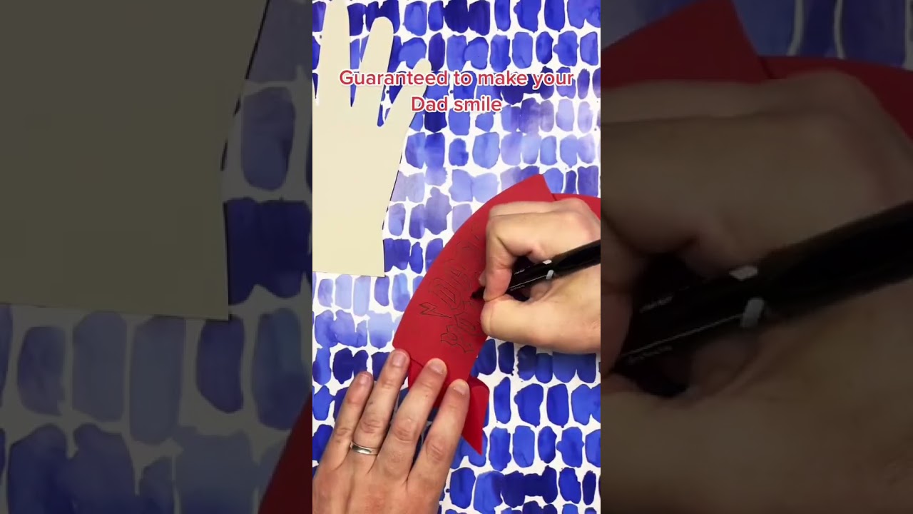 Father's Day Handprint Paper Craft Card For Your Dad #fathersday #dad #kidsactivities #artsandcrafts