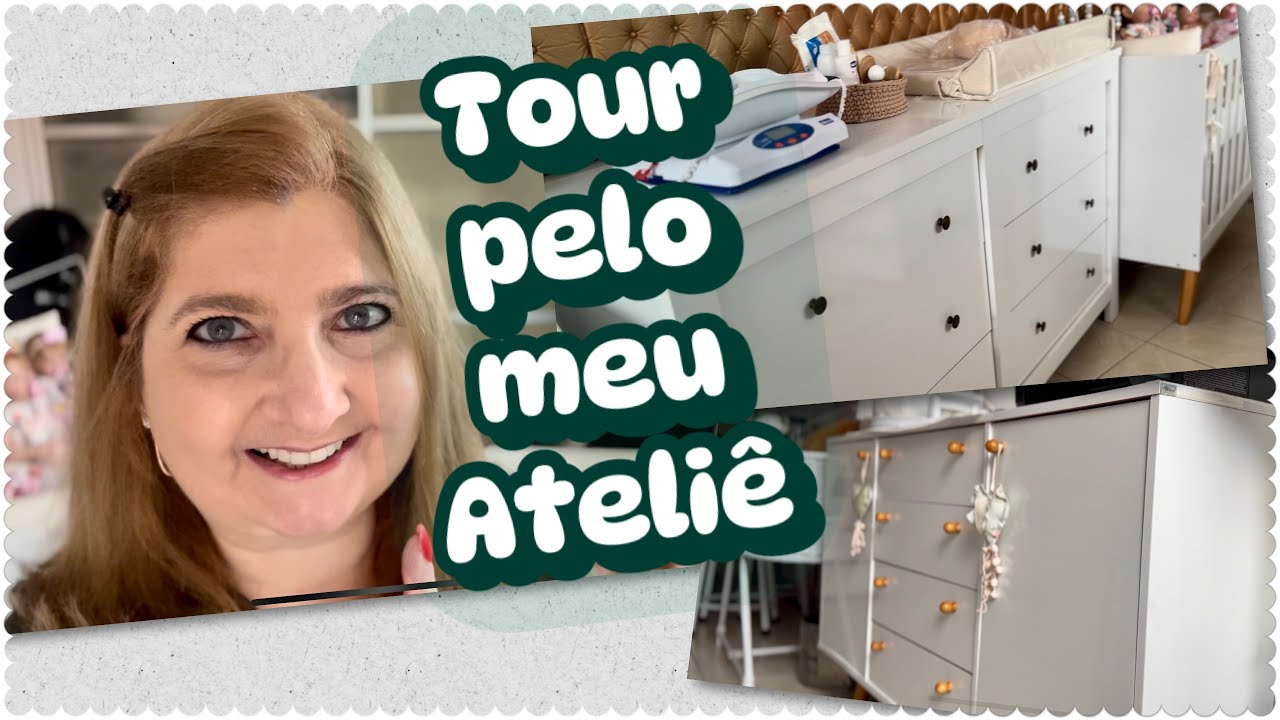 Meu Ateliê de Arte Reborn de pertinho e recebi uma cliente querida 🫶🏻