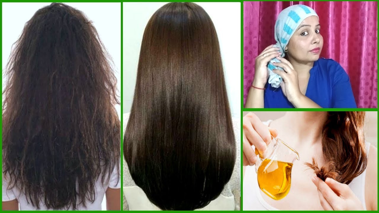 👍Try this Oil Treatment To Treat DRY FRIZZY HAIR Naturally- Get Soft Smooth Shiny Hair- Priya Malik