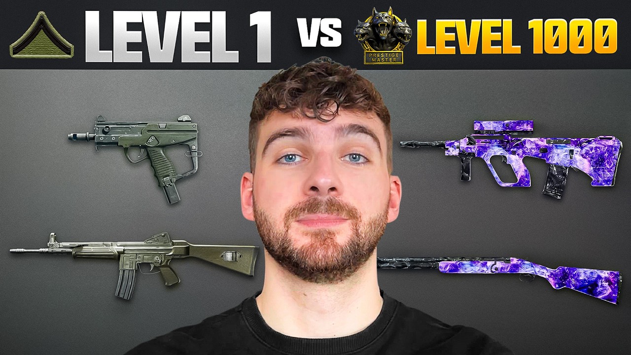 Les classes LEVEL 1 vs PRESTIGE MASTER sur Warzone (c’est fort…)