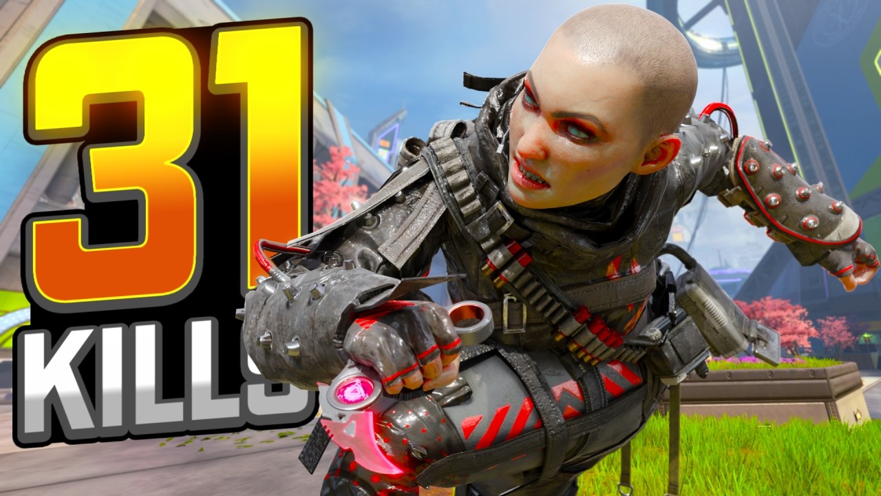 Безумное количество убийств и урона от Рейт (31) в Apex Legends (5000)