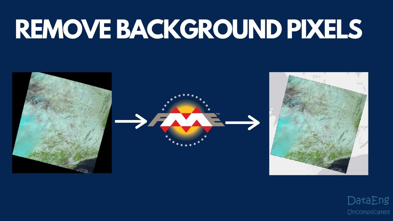 FME Desktop: Remove black background border pixels