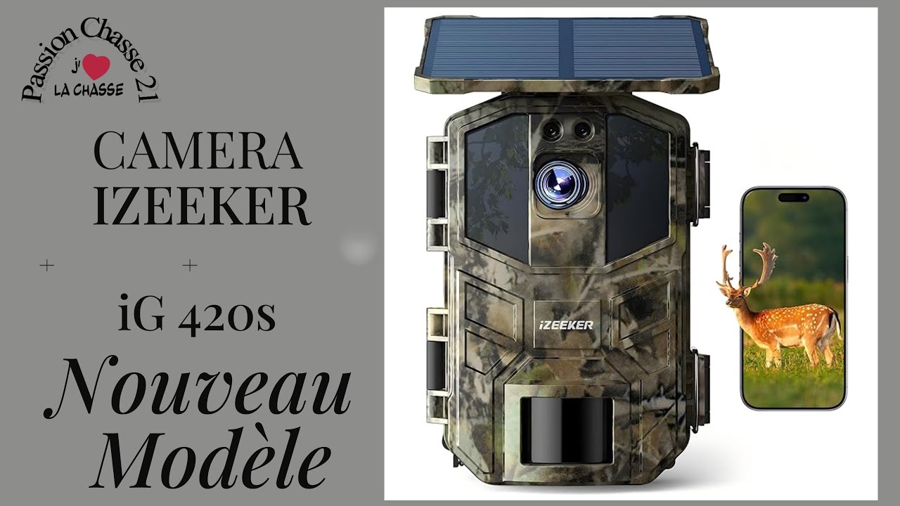 Caméra de chasse IZEEKER IG420S : le test complet 