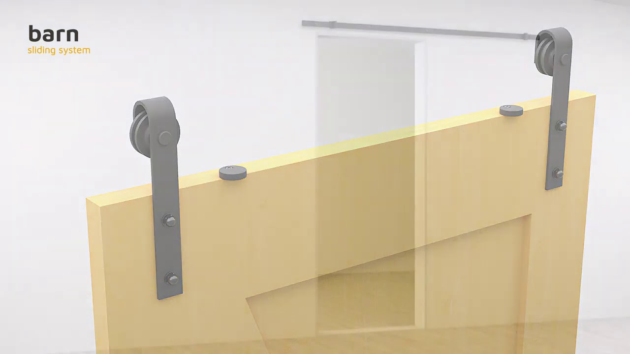 Système porte coulissante suspendu - Barn - EMUCA