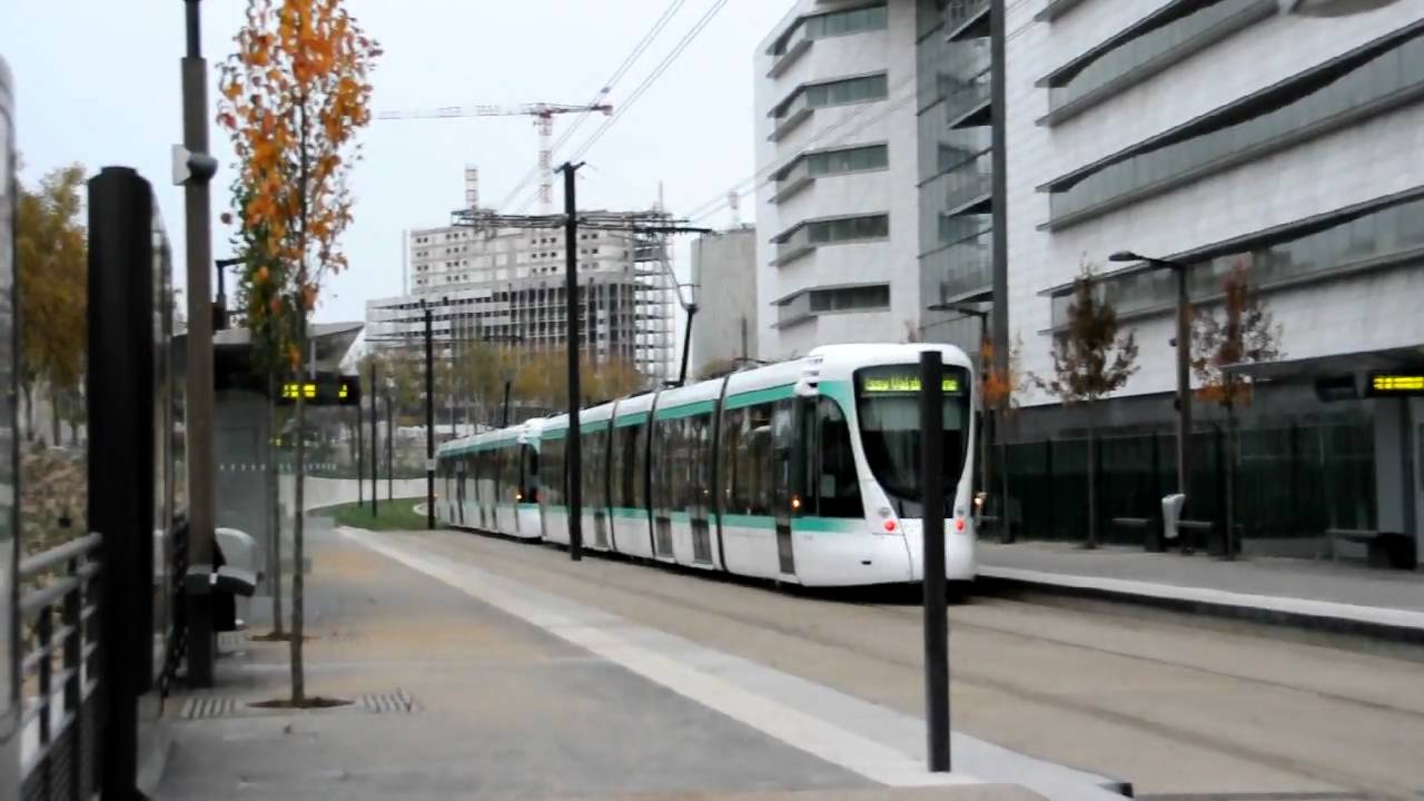 Tramway T2 - Marche à blanc  (3) sur le prolongement Porte de Versailles (Nikon D90)