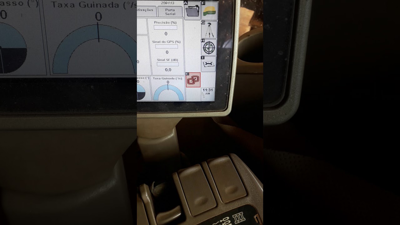 Trator John deere Como tirar antena do monitor comando center e jogar no monitor GS3