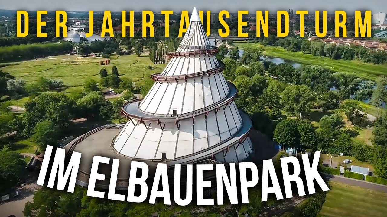 Der Jahrtausendturm im Elbauenpark