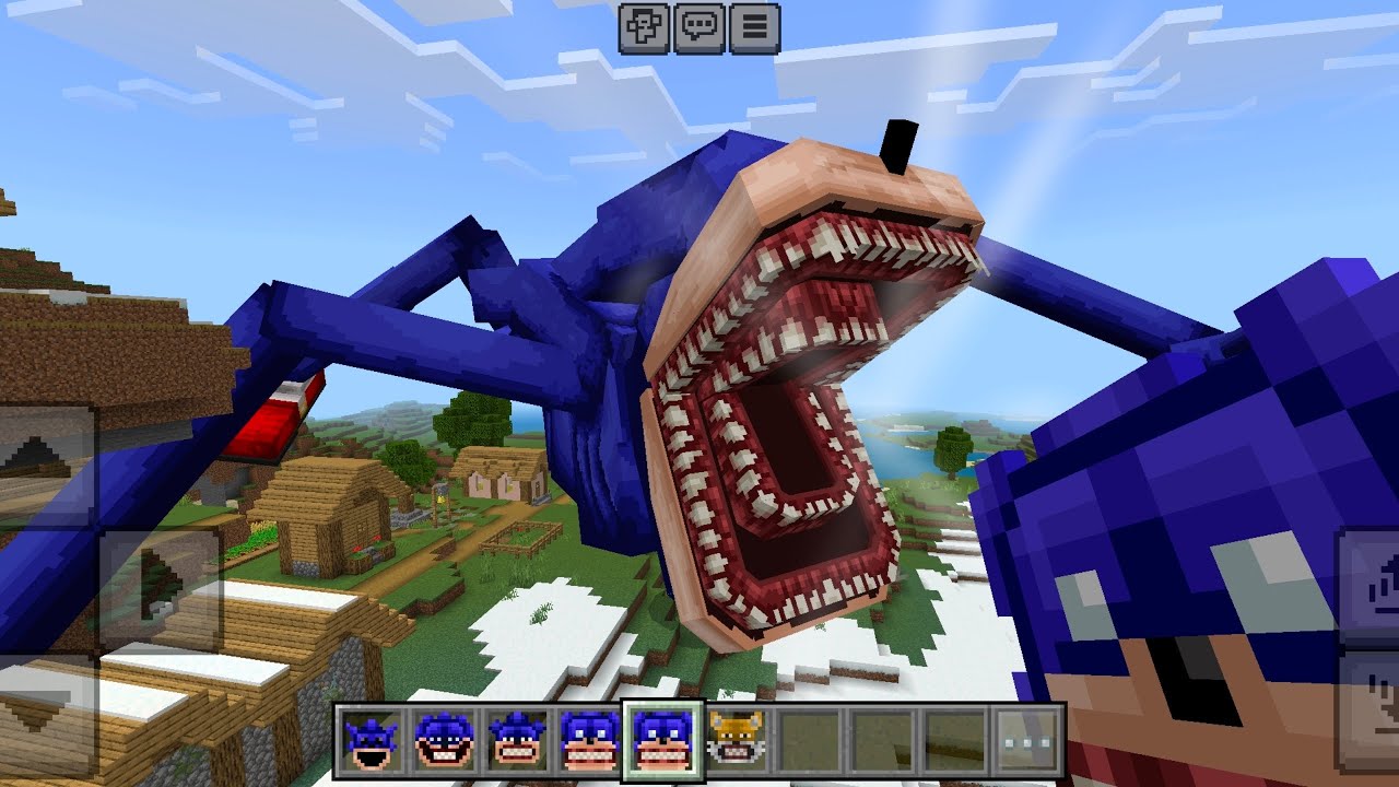 New Shin Sonic Tape MOD in Minecraft PE