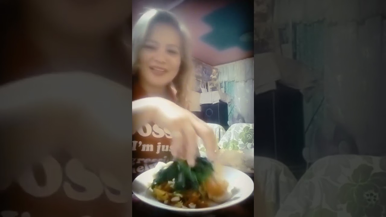 talbos kamote w/ itlog maalat