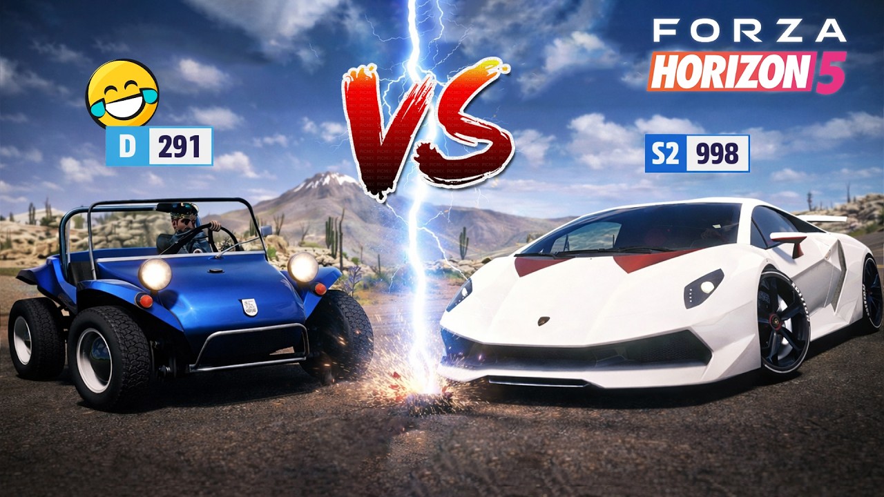 La PIRE voiture vs la MEILLEURE sur Forza Horizon 5 !