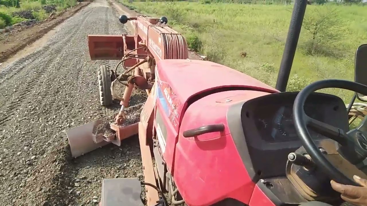 Mahindra Arjun Novo 605 4wd Implements You Should Acquire First hydraulic angle Grader Attachment