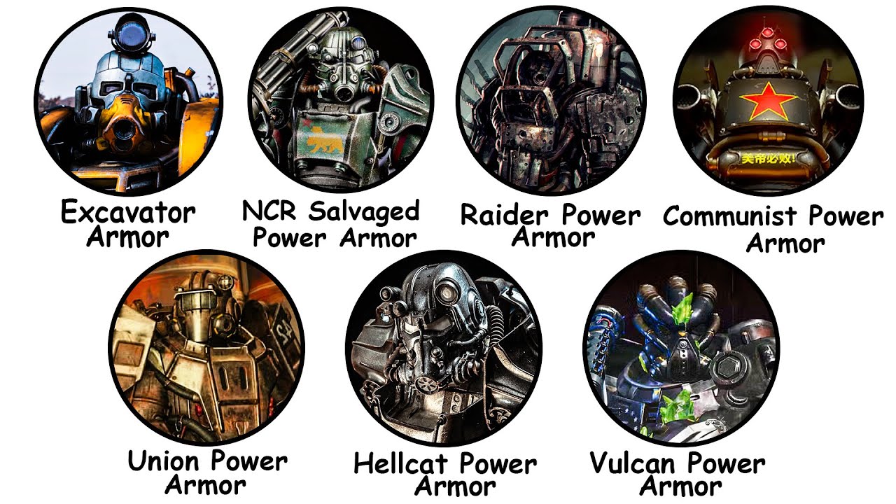 Every Fallout Power Armor Model Explained