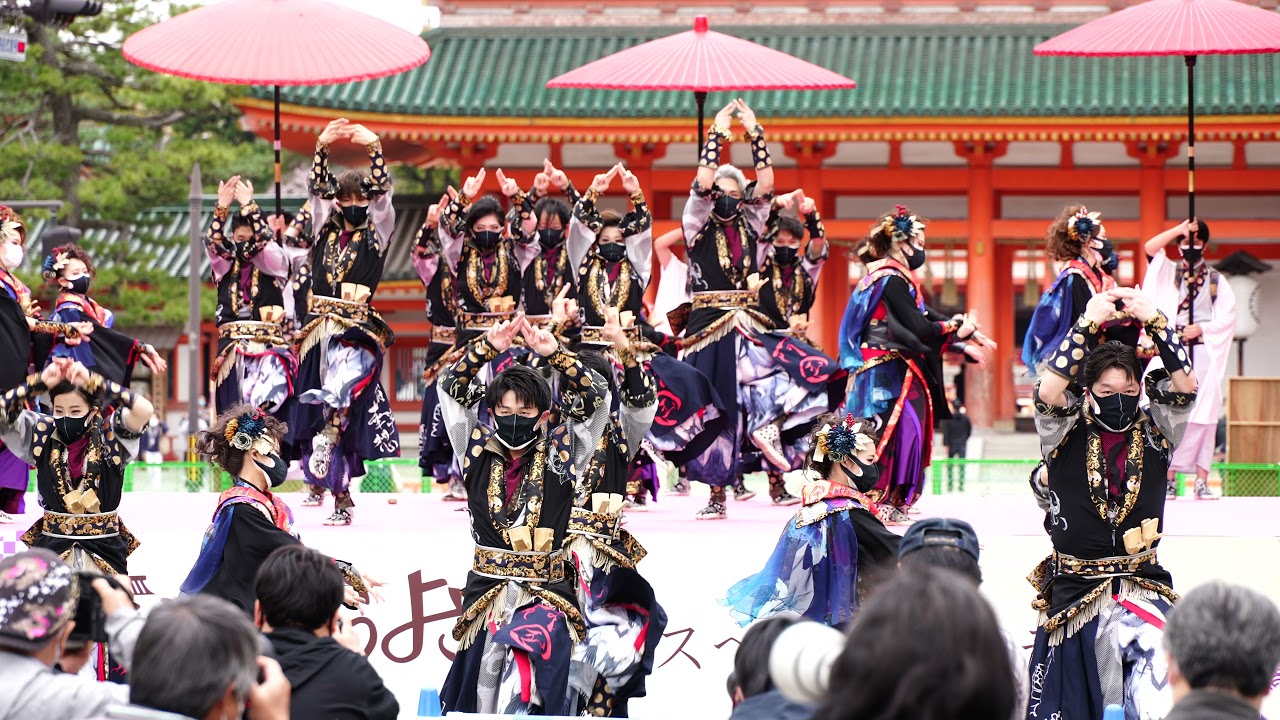 百華夢想 ♪阿国 @ 京都さくらよさこい (神宮道会場) 2021-04-03T11:21