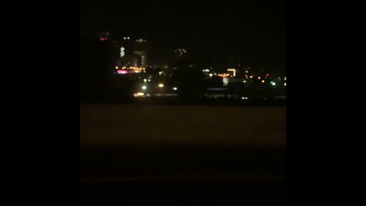 Driving on I 24 north through Downtown Nashville Tennessee