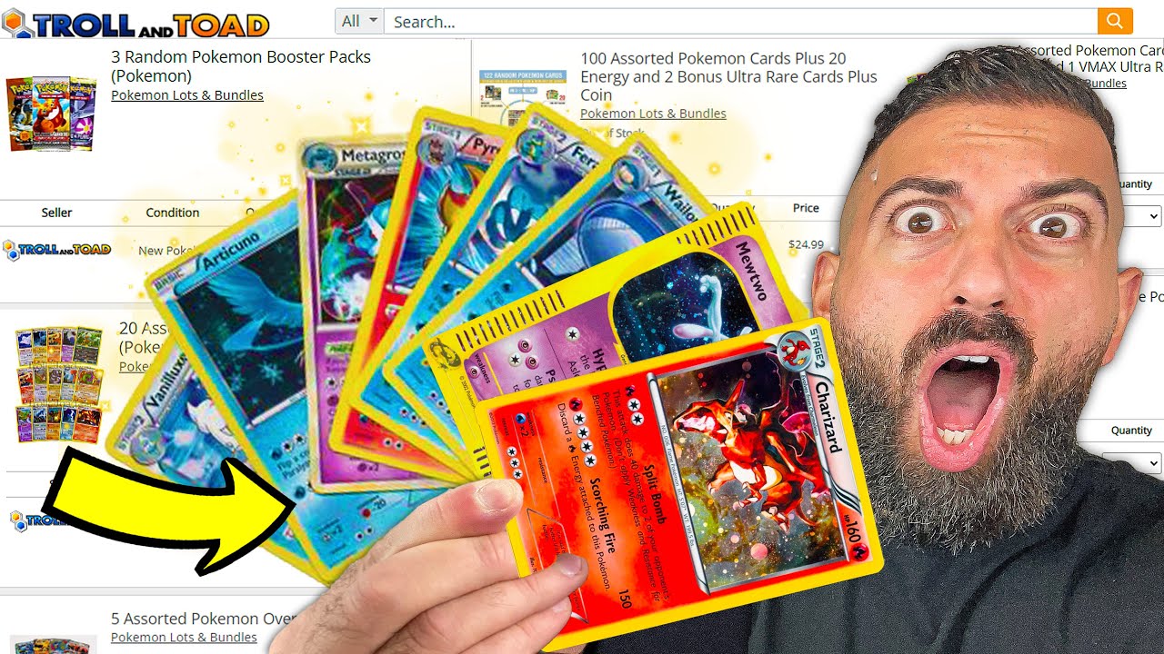 I Bought Every Mystery Pokemon Bundle From Troll & Toad!