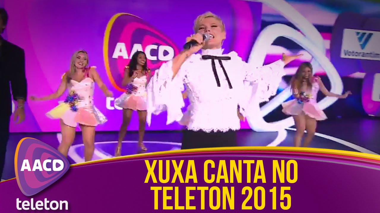 Teleton 2015 - Xuxa no Palco do Teleton