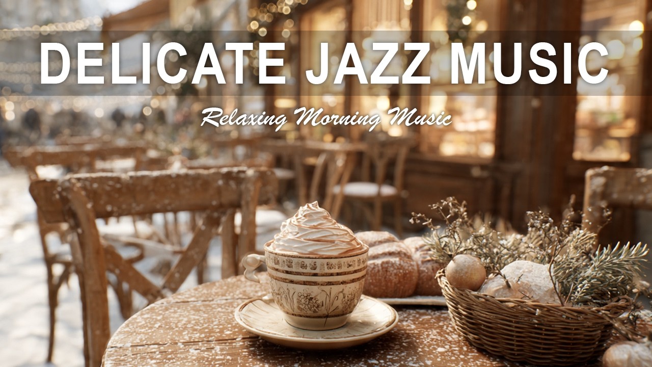 Delicate Jazz Music☕ Smooth Jazz for Relax, Focus & Cozy Coffee Moments