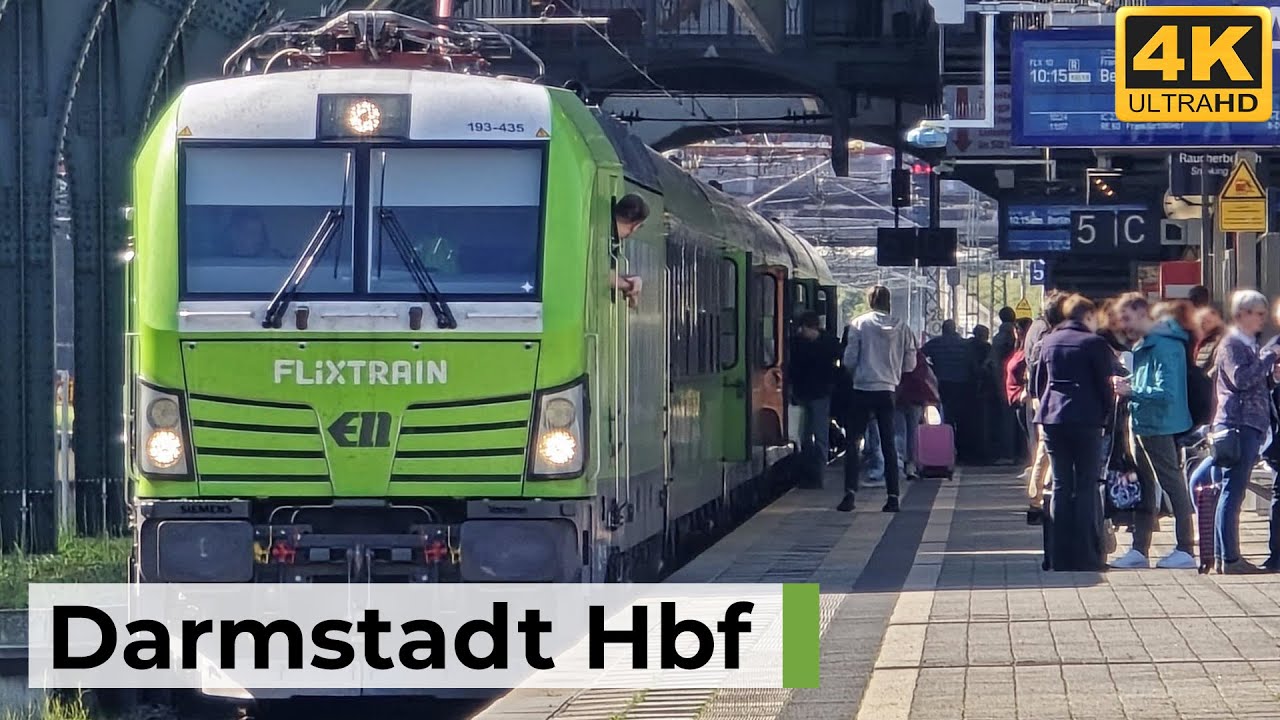 Darmstadt Hbf 26.04.2025- Vielfältiger Zugverkehr mit Fernzügen, Regionalbahnen, S-Bahn & Güterzügen