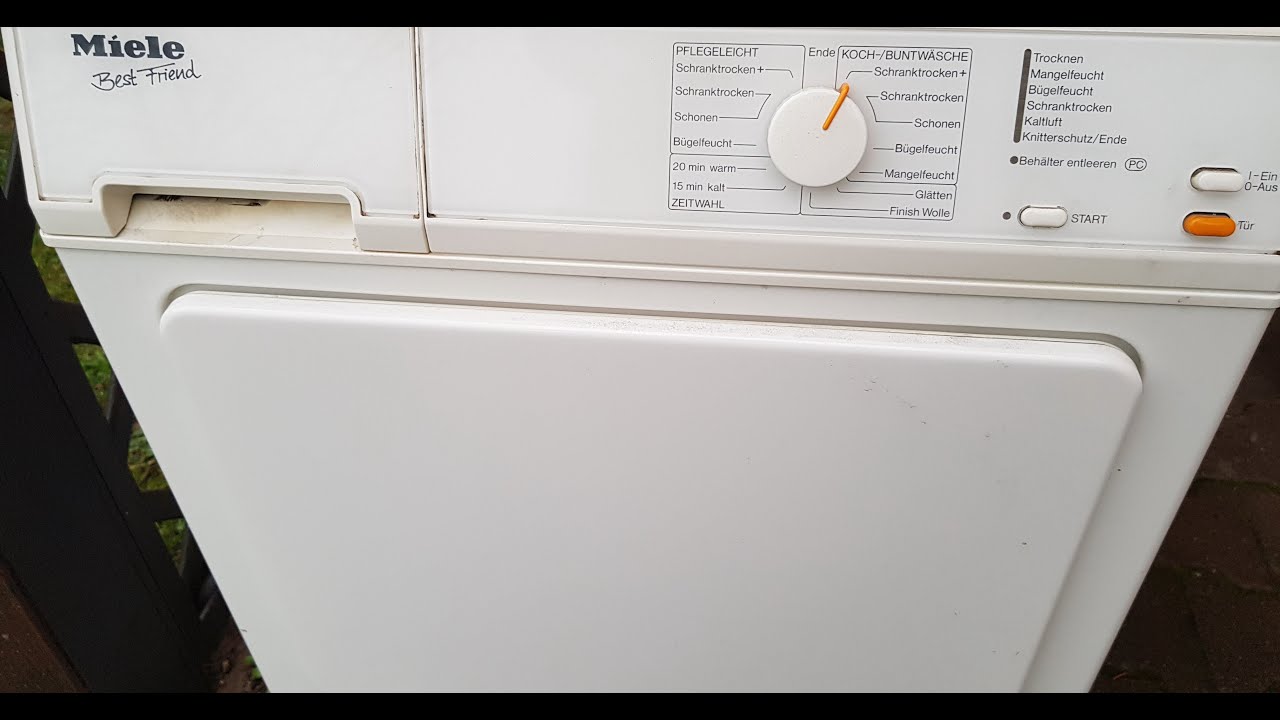 Сушильная машина Miele не сушит