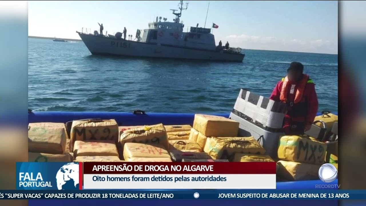 Mais de 8 mil quilos de haxixe apreendidas no Algarve