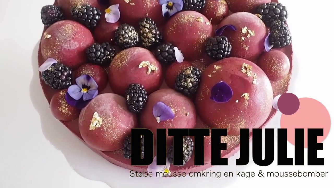 Støbning af mousse omkring en kage, moussebomber og mousse kant - Ditte Julie