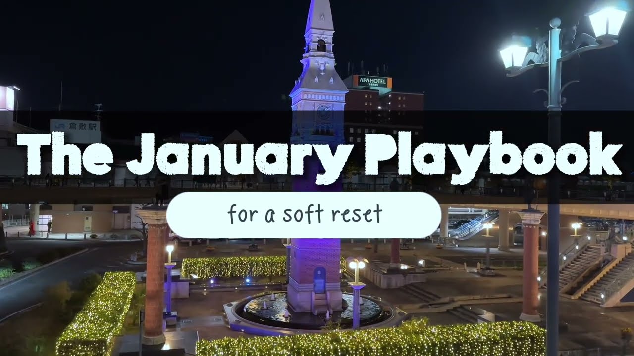 My blueprint for a soft reset in 2026 | ft. Traveler's Notebook