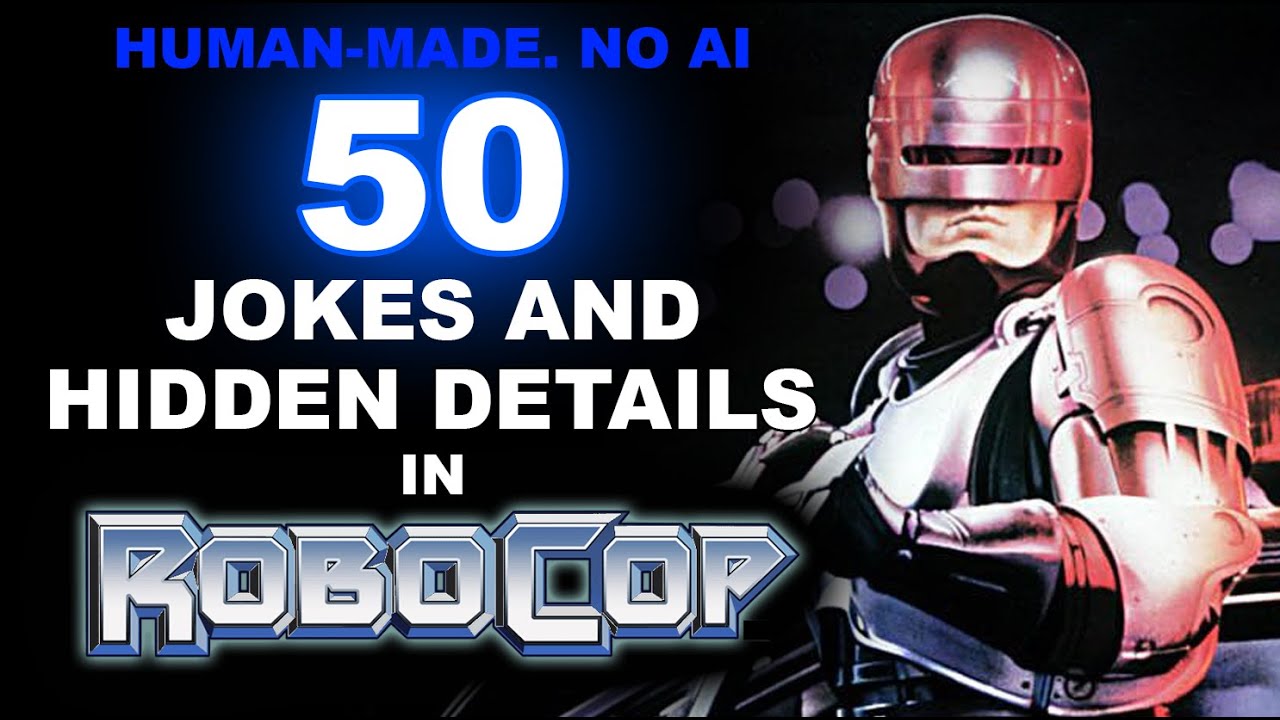 ROBOCOP (1987) - 50 jokes and hidden details. Film analysis by Rob Ager.