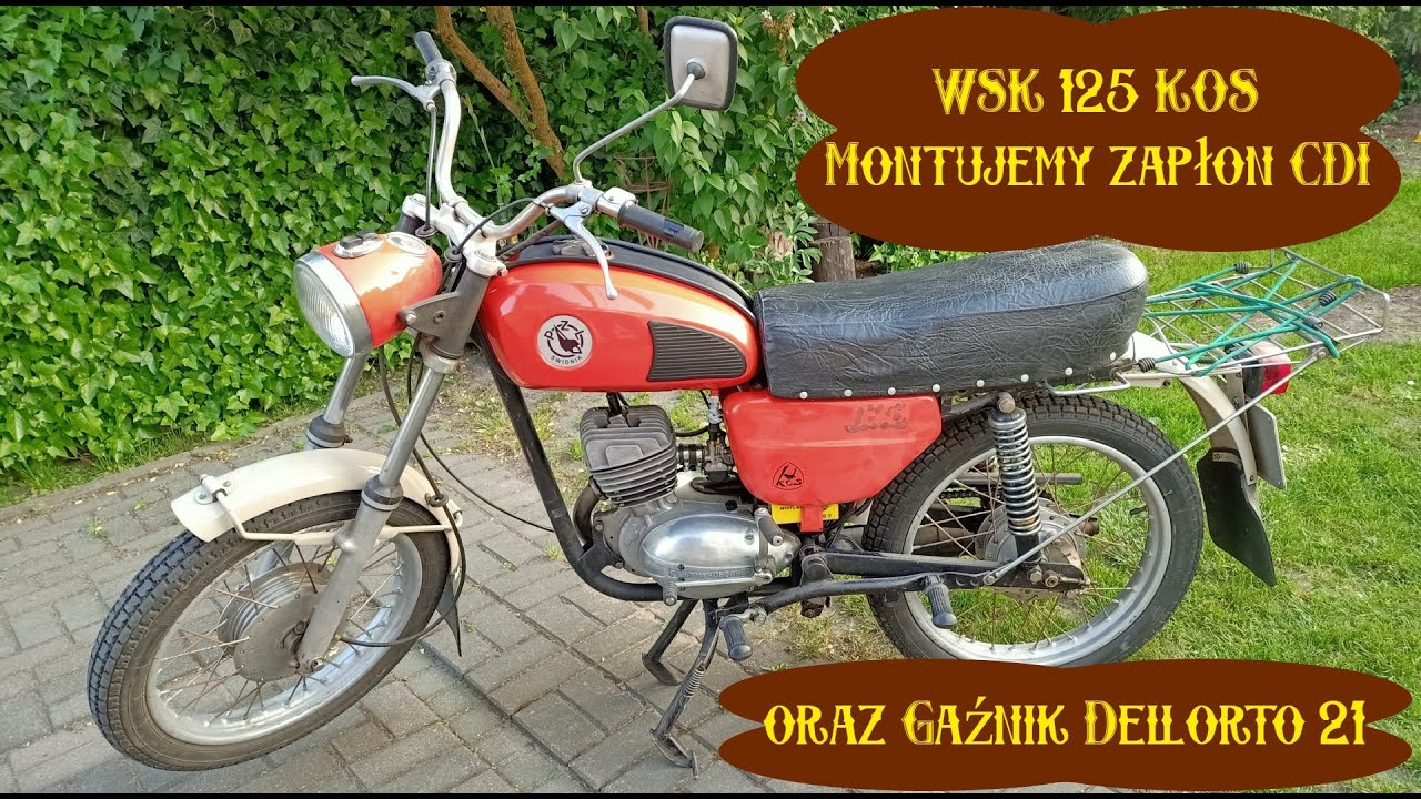 WSK 125 KOS montaż zapłonu CDI oraz gaźnika "zamiennika" Dellorto 21. Jak to działa i odpala ?