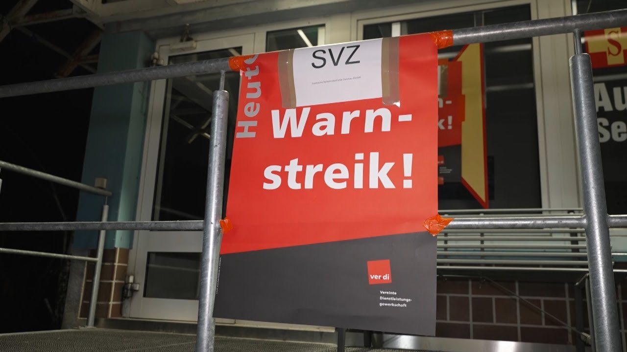 Warnstreik im Nahverkehr auch in Zwickau