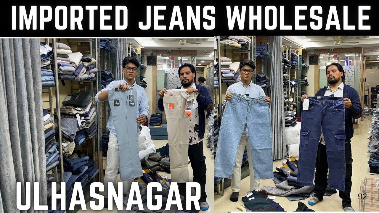 ₹180 Se ₹500 || Jeans Me Unlimited Variety & Stock || 100% Real Manufacturer In Mumbai