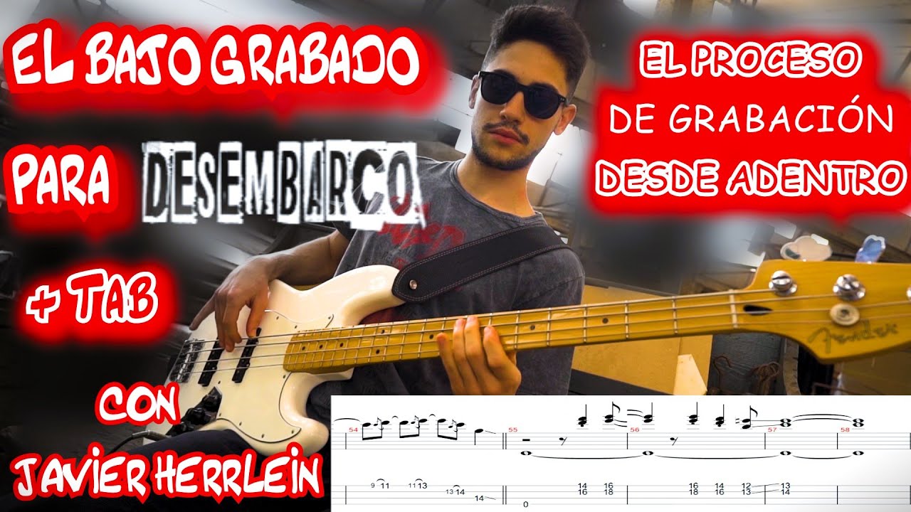 Sin Salida - Bajo Grabado + TAB + Proceso de Grabación en el Estudio | Sesión para Desembarco