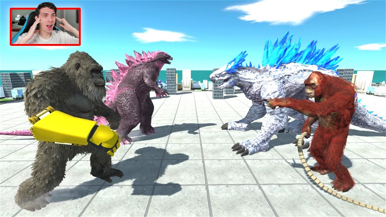 KONG RESCATA GODZILLA DE SHIMO Y SKAR KING ATRAPADO - REACCION KAIJU THEKALO