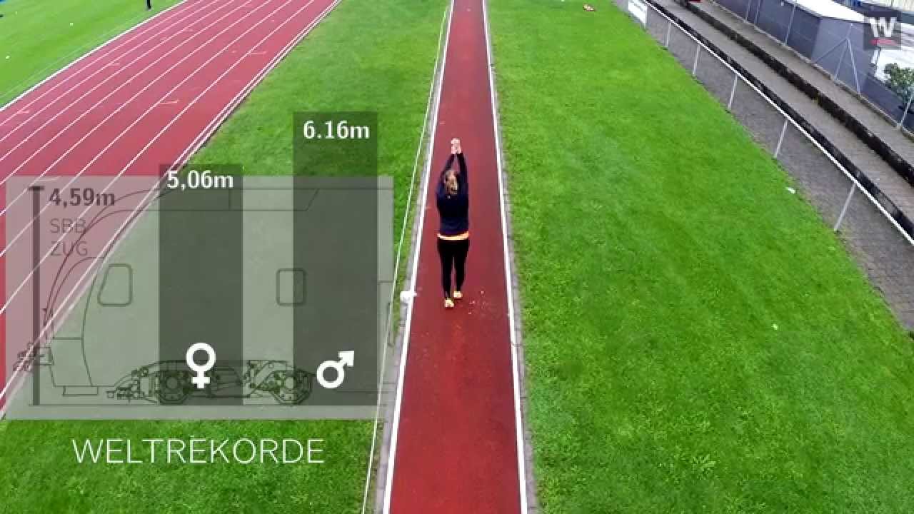 Ein Stabhochsprung aus der Stabperspektive