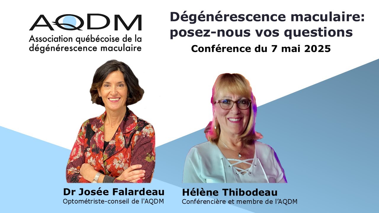 Dégénérescence maculaire: posez-nous vos questions